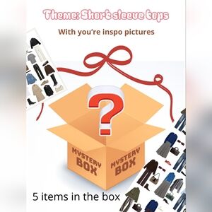 Mystery Box - 5 Short Sleeve Tops Surprise Package